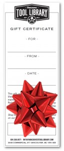 VTL gift certificates: give the gift of 1200+ tools!