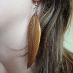 feather earing