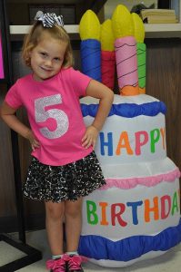 We’re 5! Thanks for coming to our party