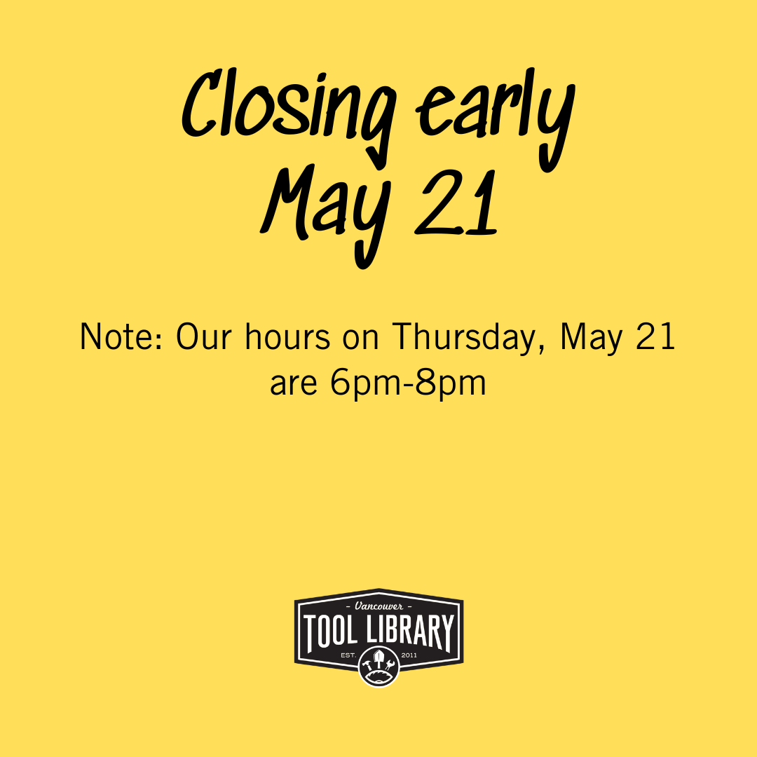 Closing early may 21