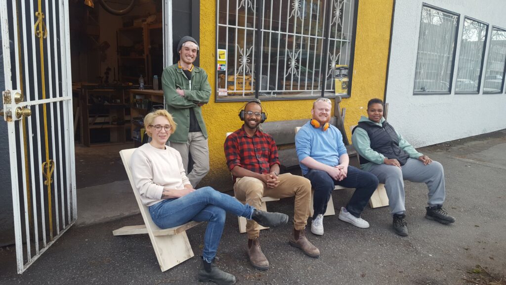VTL outside with members