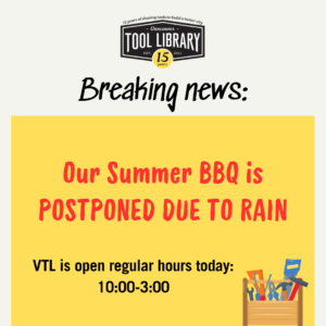 NEWS: BBQ POSTPONED